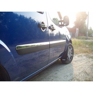 Molduras de Puerta Modelo Estrecho (4 uds, Acero Inoxidable) Fiat Doblo I 2005-2010 foto 2