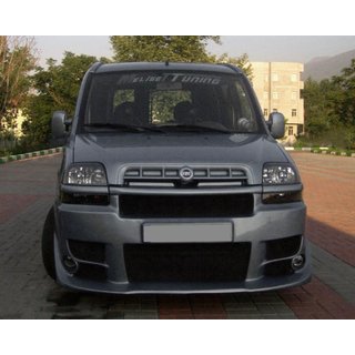 Extensiones de parachoques estilo Sorento (imprimadas para pintar) Fiat Doblo I 2001-2005
