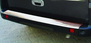 Fiat Doblo I 2005-2010 Protector de Parachoques Trasero OmsaLine Acero Inoxidable foto 2