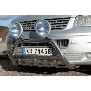 Defensa Delantera WT003 (Acero Inoxidable) Volkswagen T5 Transporter 2003-2010 foto 3
