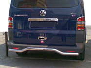 Volkswagen T5 2010-2015 Barra Trasera Onda (Acero Inoxidable) foto 1
