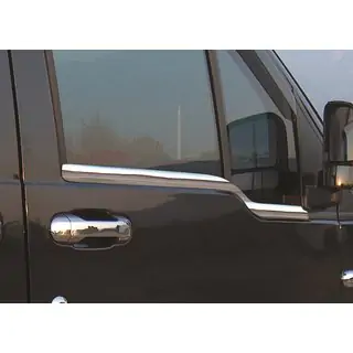 Molduras exteriores de ventanas (2 uds., acero inoxidable)