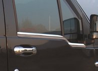 Ford Connect 2010-2013 Molduras exteriores de ventanas (2 uds., acero inoxidable) Carmos - Acero Inoxidable Turco foto 1