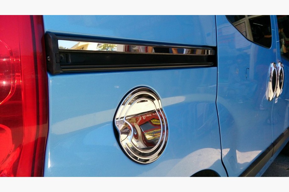 Peugeot Bipper 2008-2017 Molduras de umbral de puerta en acero inoxidable (2 uds) Carmos - Acero Inoxidable Turco Foto 3
