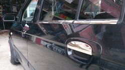 Hyundai Getz 2002- Cubiertas de Manijas Cromadas (4 uds) Carmos - Acero Inoxidable Turco foto 2