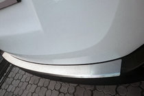 Toyota Rav 4 2013-2018 Protector de parachoques trasero con borde Nataniko (acero inoxidable) 2013-2016 foto 1