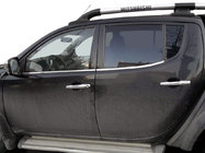 Mitsubishi L200 2006-2015 Molduras de Ventanas Acero Inoxidable (4 uds) Carmos - Acero Inoxidable Turco foto 1