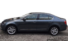 Skoda Octavia III A7 2013-2019 Juego completo de molduras de ventanas acero inoxidable (10 piezas) foto 1