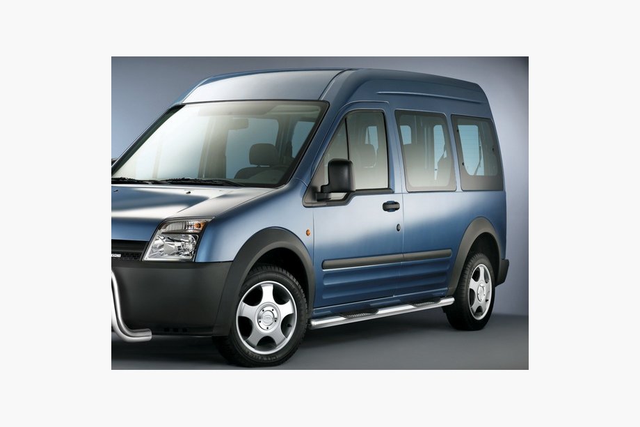 Ford Connect 2002–2006 Barras Laterales BB002 (2 uds., Acero Inoxidable) 60 mm, Base Estándar Image