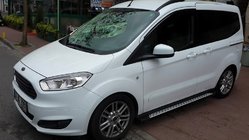 Ford Connect 2014-2021 Estribos Laterales DOT-Line (2 uds., Aluminio) foto 4