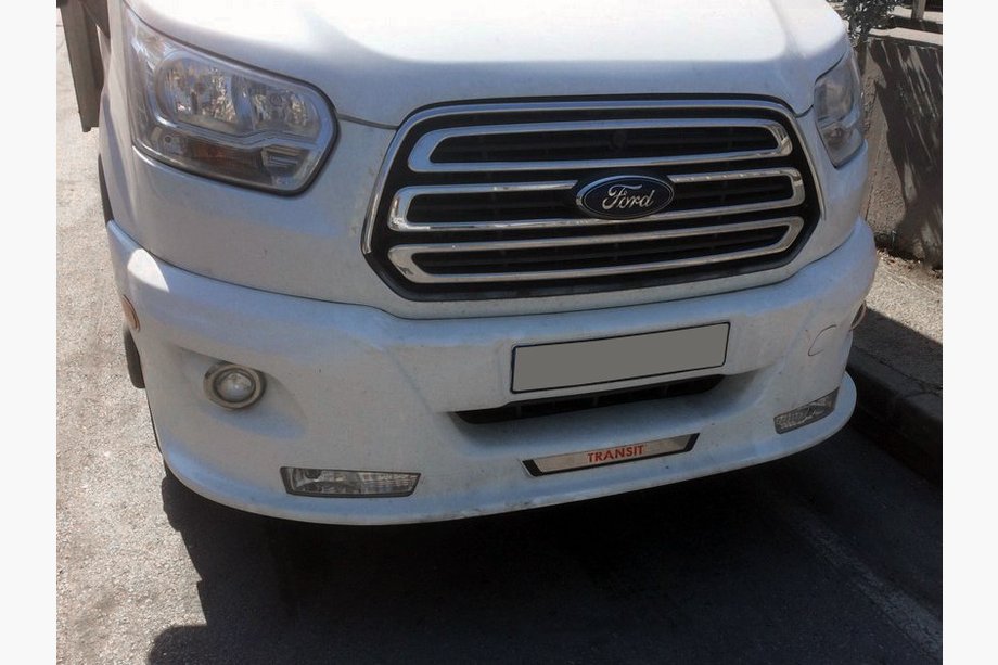 Ford Transit 2014- Labio de parachoques delantero ERA (2014-2019, imprimado para pintar) Image