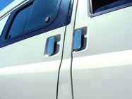 Ford Transit 2000–2014 Cubiertas de Manijas de Puerta Omsa 4 Puertas Acero Inoxidable foto 1