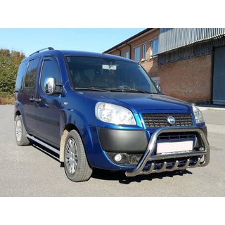Defensa Delantera WT003 (Acero Inoxidable) Fiat Doblo I 2005-2010