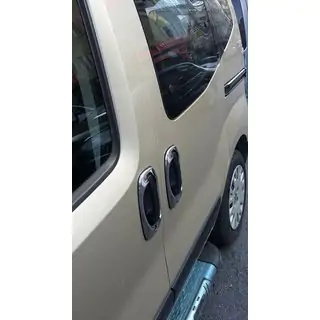 Embellecedores de manijas de puerta acero inoxidable (4 uds) Citroen Nemo 2007-2017 foto 4