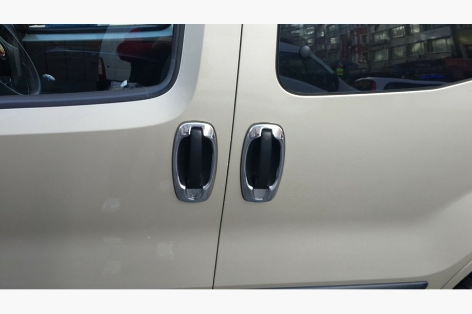 Peugeot Bipper 2008-2017 Embellecedores de manijas de puerta acero inoxidable (4 uds) Foto 6