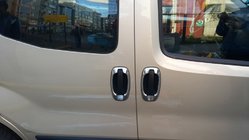 Opel Combo 2012-2018 Cubiertas Cromadas Alrededor de las Manijas de las Puertas (4 uds, Acero Inoxidable) Carmos - Acero Inoxidable Turco foto 10