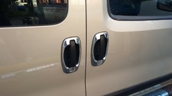 Opel Combo 2012-2018 Cubiertas Cromadas Alrededor de las Manijas de las Puertas (4 uds, Acero Inoxidable) Carmos - Acero Inoxidable Turco foto 11