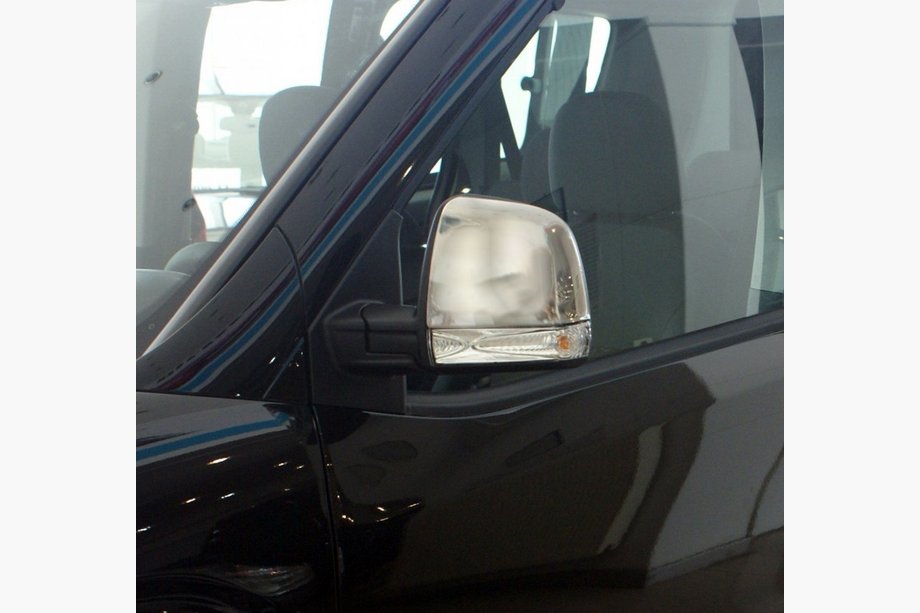 Fiat Doblo II 2010-2022 Cubiertas de Espejos (2 uds, Acero Inoxidable) OmsaLine - Acero Inoxidable Italiano Foto 2