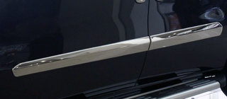 Fiat Doblo II 2010-2022 Molduras de Puerta Acero Inoxidable (4 uds) OmsaLine - Acero Inoxidable Italiano foto 2