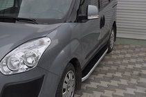 Fiat Doblo II 2010-2022 Estribos Laterales Fullmond (2 uds., Aluminio) foto 3