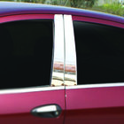 Fiat Linea 2006-2018 Molduras de Acero Inoxidable para Pilares de Puerta (6 uds) foto 1