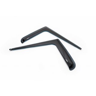 Deflectores de ventana encastrables (2 uds, HIC) Citroen Jumper 1995-2006 foto 2