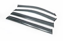 Mercedes GL/GLS class X166 2012-2019 Deflectores de ventana con moldura cromada (4 uds, HIC) foto 1