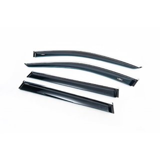 Deflectores de ventana con moldura cromada (4 uds, HIC) Jeep Cherokee KL 2013- foto 1