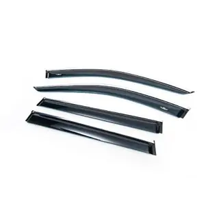 Deflectores de ventana con moldura cromada (4 uds, HIC) Jeep Cherokee KL 2013- foto 1