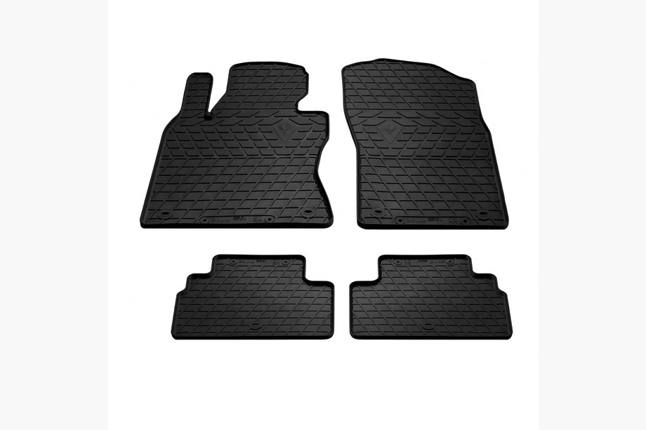 Infiniti Q50/Q60 2013-2024 Alfombrillas de goma (para Q50, 4 uds, Stingray Premium) Image