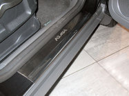 Ford Kuga 2008-2013 Cubiertas de estriberas Nataniko (4 uds, acero inoxidable) Premium - Cinta 3M, 0.8mm foto 1