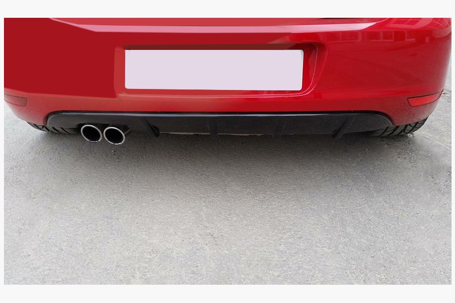 Volkswagen Golf 7/E-Golf 2012-2020 Extensión de difusor trasero (ABS, Negro) Image