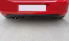 Volkswagen Golf 7/E-Golf 2012-2020 Extensión de difusor trasero (ABS, Negro) foto 1