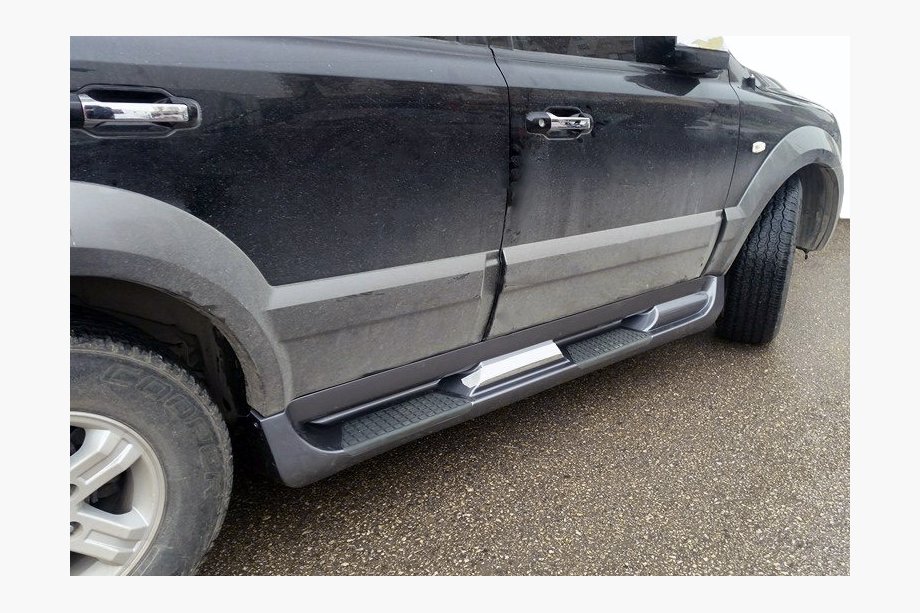 Kia Sorento I BL 2002-2009 Estribos Laterales de Plástico Image