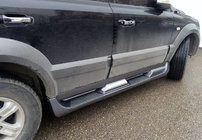 Kia Sorento I BL 2002-2009 Estribos Laterales de Plástico foto 1