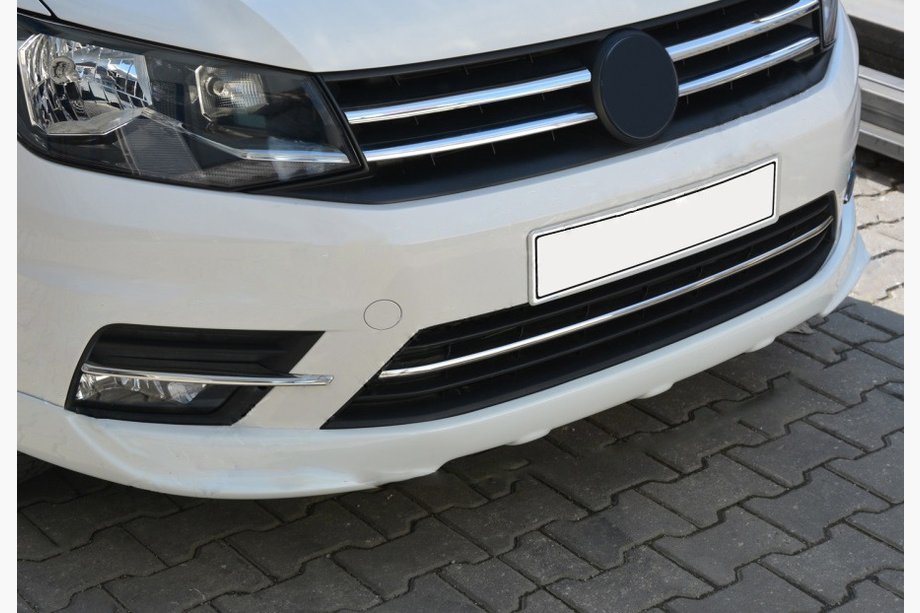 Volkswagen Caddy 2015-2020 Protector de Parachoques de Acero Inoxidable (3 uds) Image