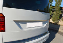 Volkswagen Caddy 2015-2020 Moldura cromada sobre la matrícula (1 puerta, acero inoxidable) foto 2