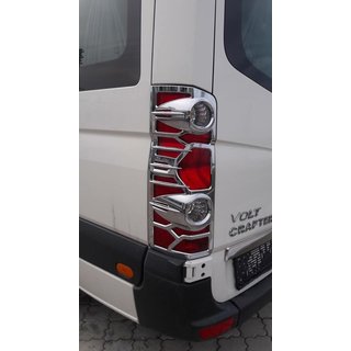 Cubiertas Cromadas para Luces Traseras (2 uds, plastico) Volkswagen Crafter 2006-2016 foto 2