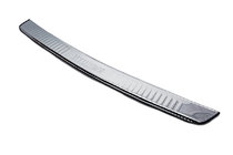 Hyundai H300, H1, Starex 2008-2020 Protector de parachoques trasero con borde Carmos (acero inoxidable) foto 1