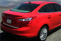 Ford Focus III 2011-2017 Moldura de maletero 2011-2014 (Sedán, acero inoxidable) foto 1