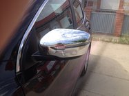 Nissan Qashqai 2014-2021 Cubiertas de Espejos Cromadas (2 uds, plastico) foto 2