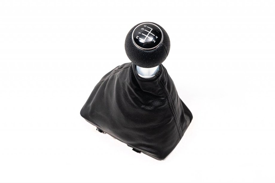 Audi A4 B8 2007-2015 Pomo de cambio + Funda de palanca (Polipiel) 5 Velocidades Image