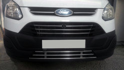 Ford Custom 2013-2022 Parrilla inferior completa 2013-2018 (acero inoxidable) foto 1