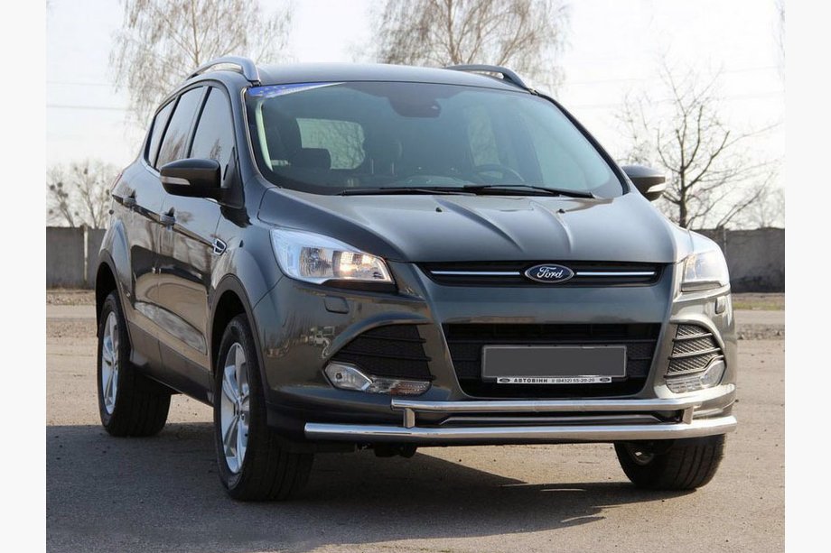 Ford Kuga/Escape 2013-2019 Defensa Delantera ST014 (Acero Inoxidable) 51/42 mm Image