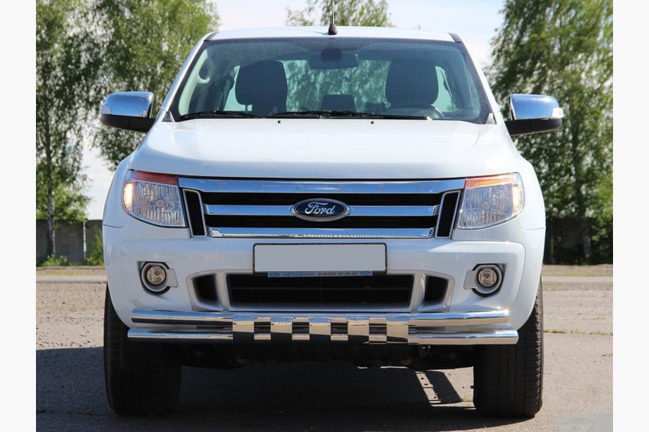 Ford Ranger 2011–2022 Defensa Delantera ST016 (Acero Inoxidable) Image