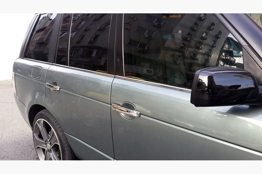 Chrome Window Frame Trim Kit (6 Pieces) Stainless Steel For Range Rover Sport LS 2005-2013