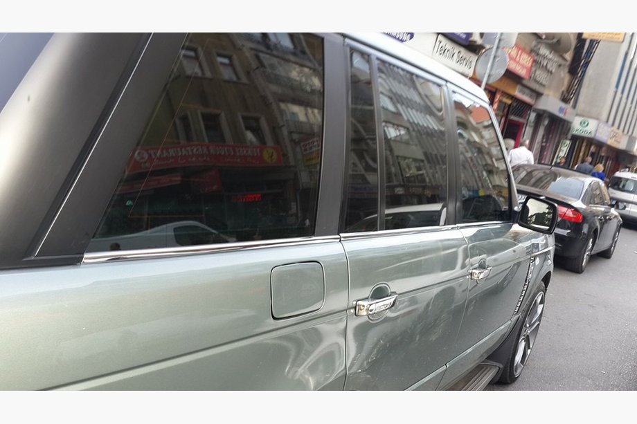 Range Rover Sport 2005-2013 Molduras de ventanas acero inoxidable (6 uds) Foto 3