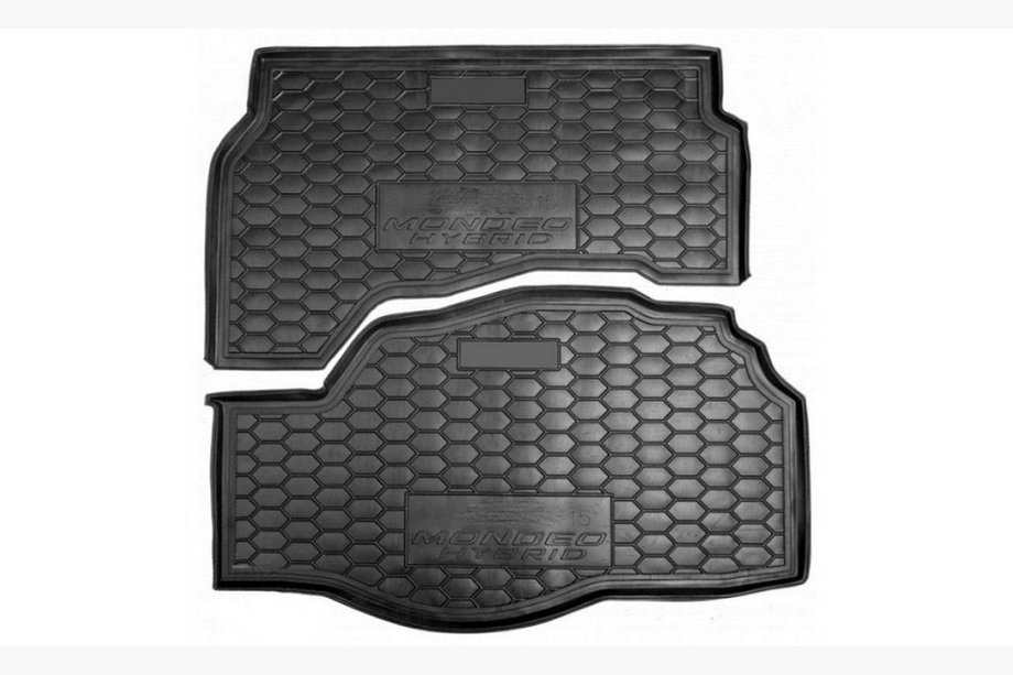 Ford Mondeo 2014-2022 Alfombrilla de maletero 2 piezas Hybrit SD (Autogumm, plastico) Image