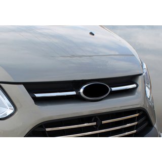 Embellecedores cromados para parrilla superior 2013-2018 (2 uds, acero inoxidable) Ford Custom 2013-2022 foto 1
