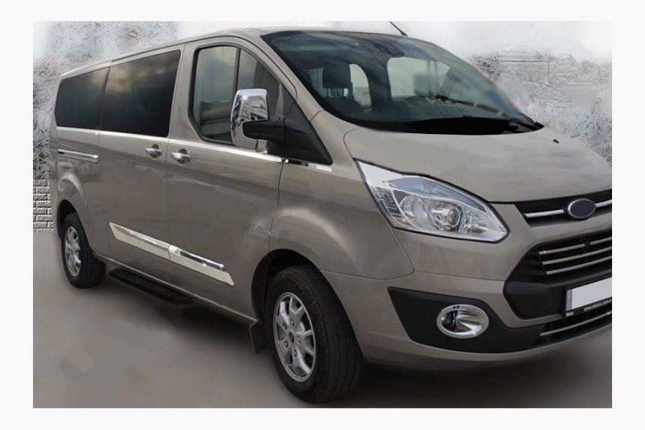Ford Custom 2013-2022 Molduras de puerta OmsaLine (5 uds, acero inoxidable) Image